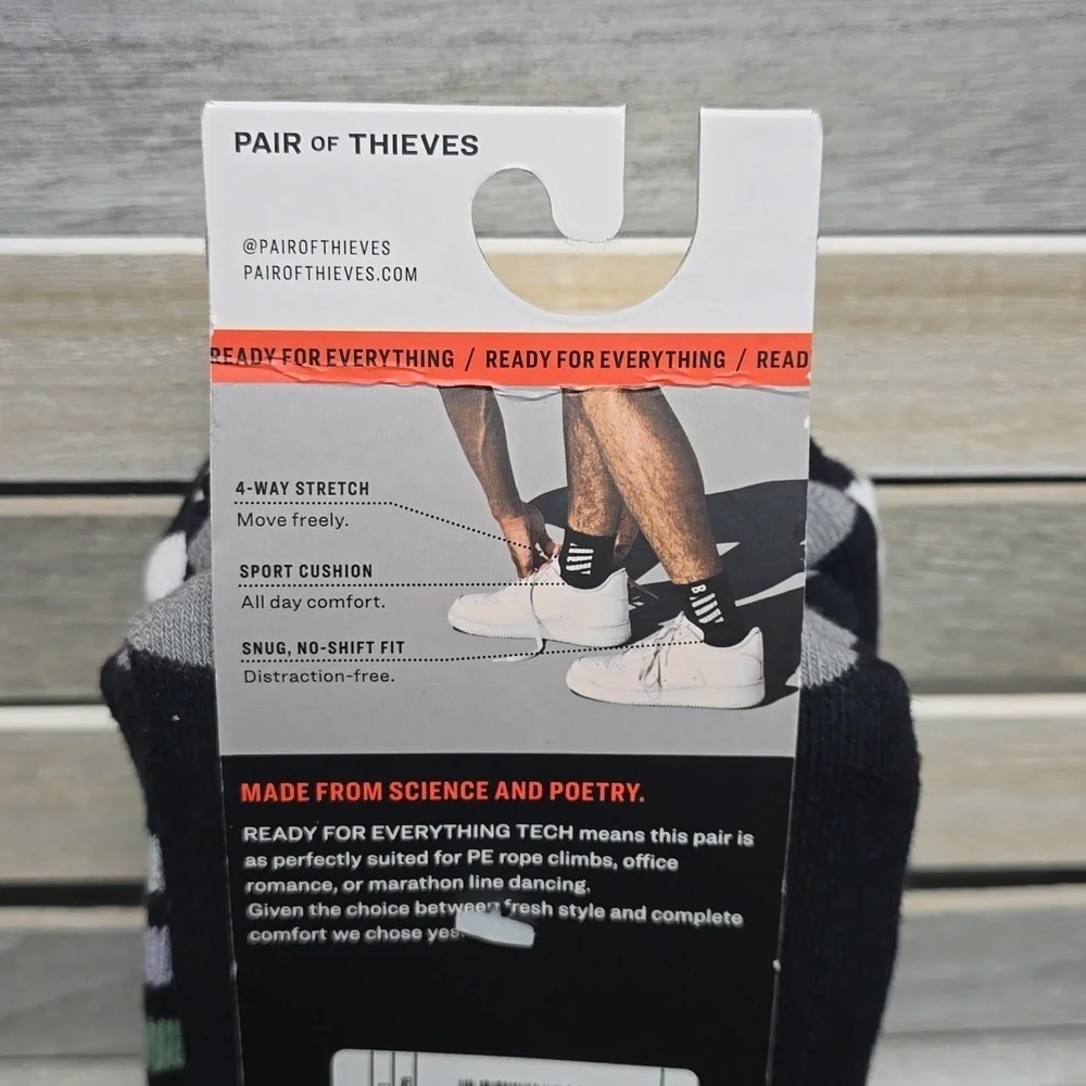Cushion Ankle Socks 3 Pack | Pair of Thieves | Shoe size 8-12